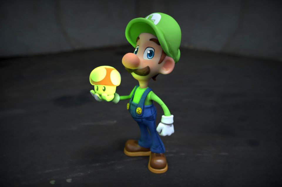 Luigi 3D Character Zbrush