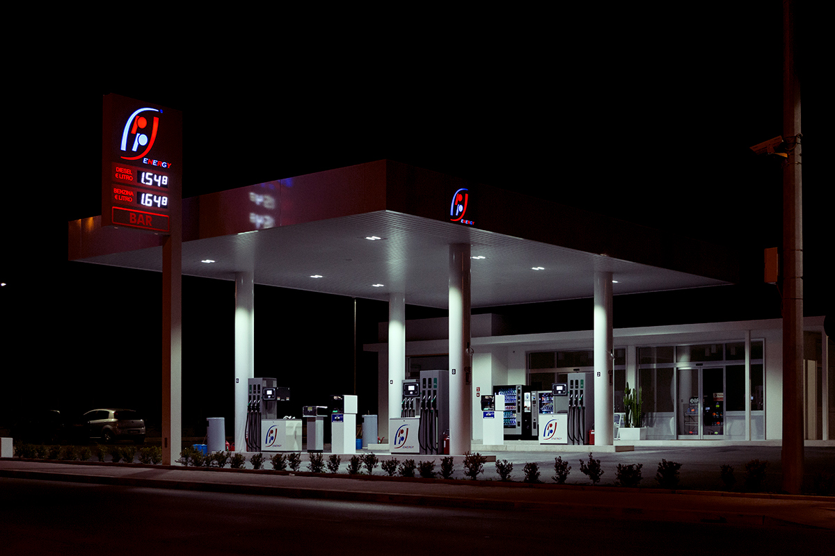 deadline  gas  station  night  monuments  future  silence