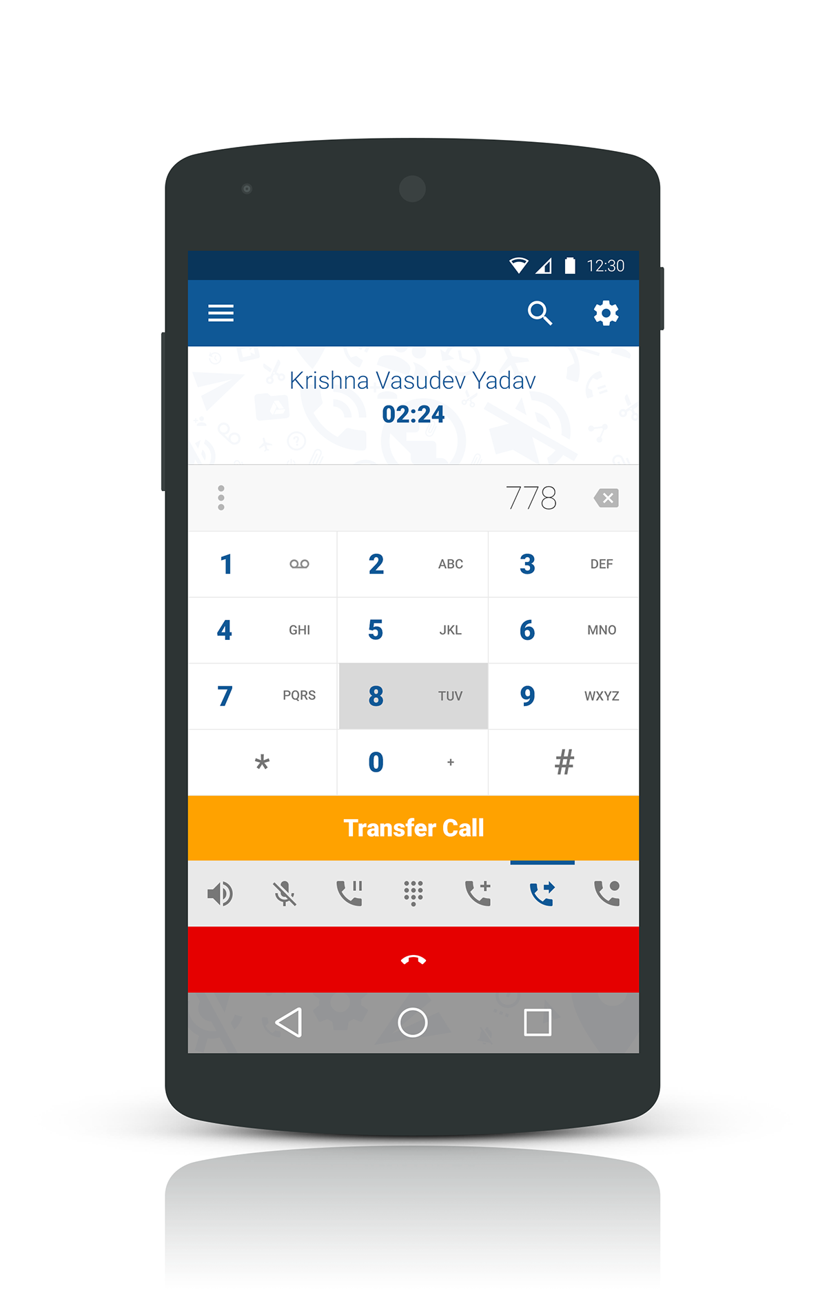Mobile Application android user interface