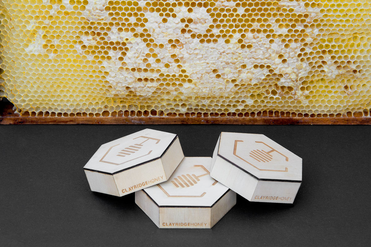 honey Corporate Design Packaging packaging design Natural Product family business logo wood Honig Manufaktur