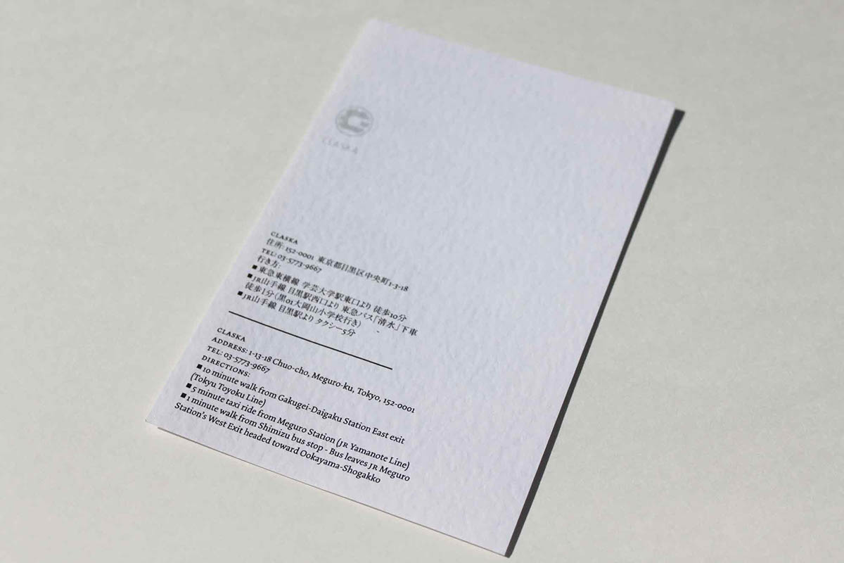wedding Invitation Identity Design blind deboss custom printing bilingual tokyo japan