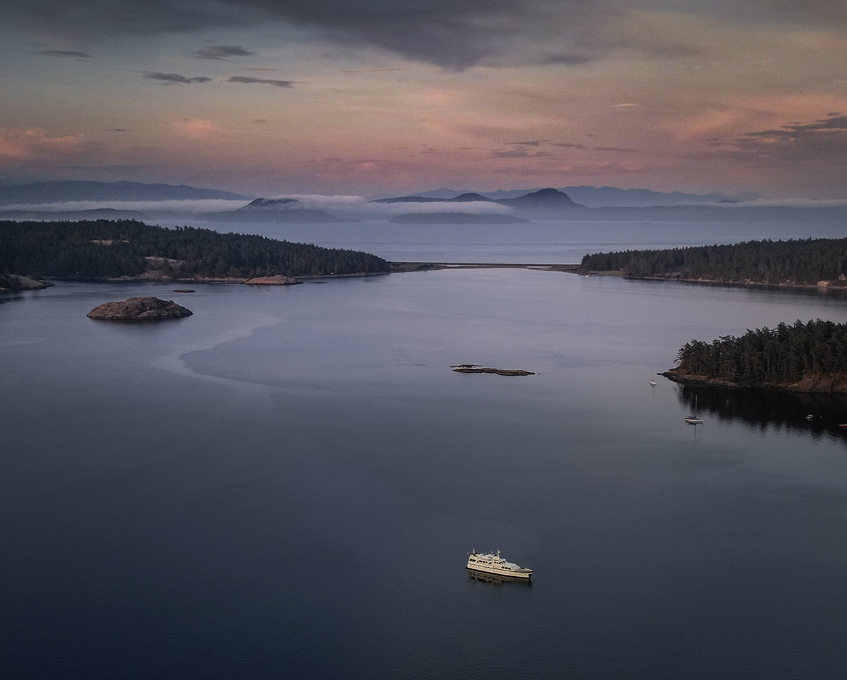 Landscape landscape photography Nature drone Sunrise MORNING clouds pacific northwest San Juan Islands Washington State