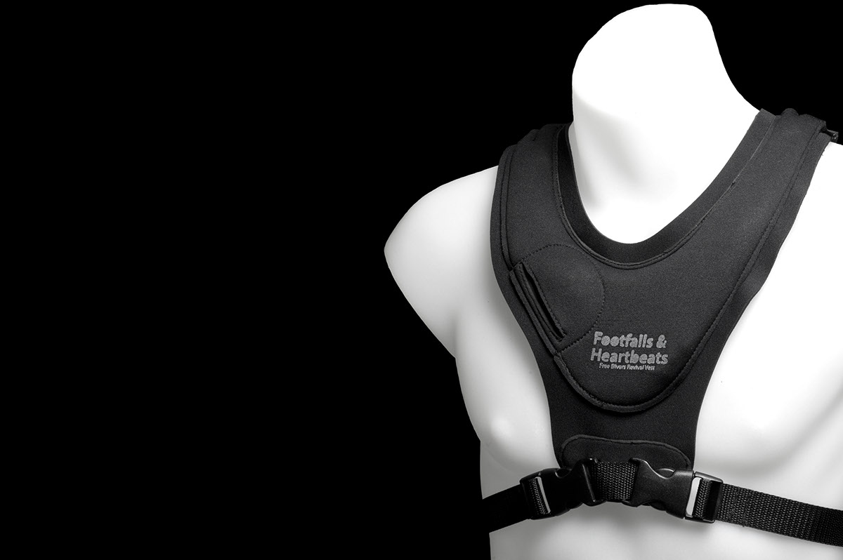 LifeJacket Life Vest freediving Free Diving watersport safety water vest inflatable water safety revival Resuscitation recovery Revival Vest james dyson