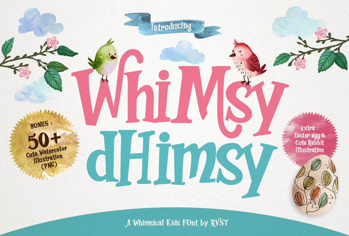 Whimsy Dhimsy - Kids Font.