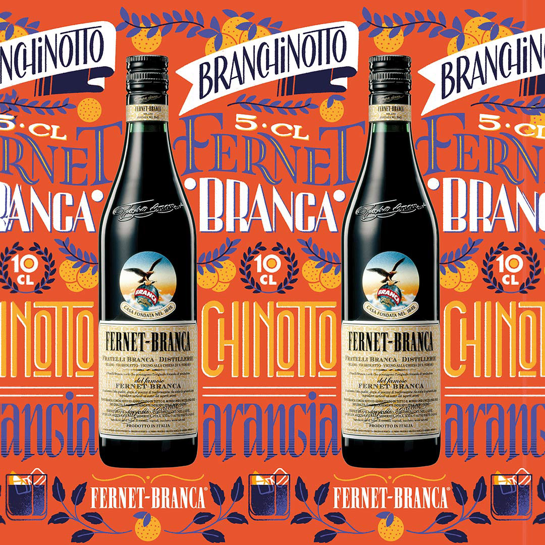 Branca Calligraphy   Christmas fernet Handlettering lettering the6th tin tin boxes