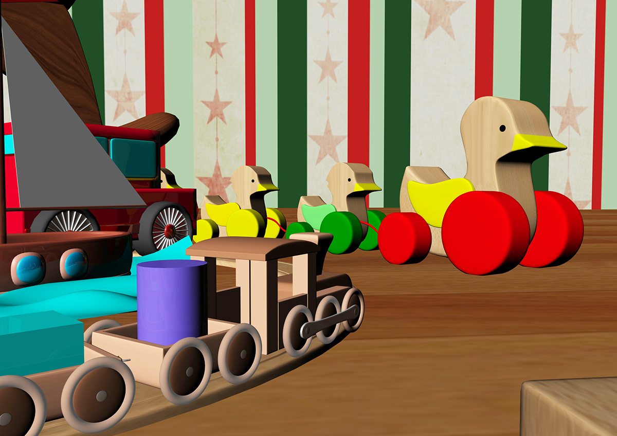 Christmas 3D model objects