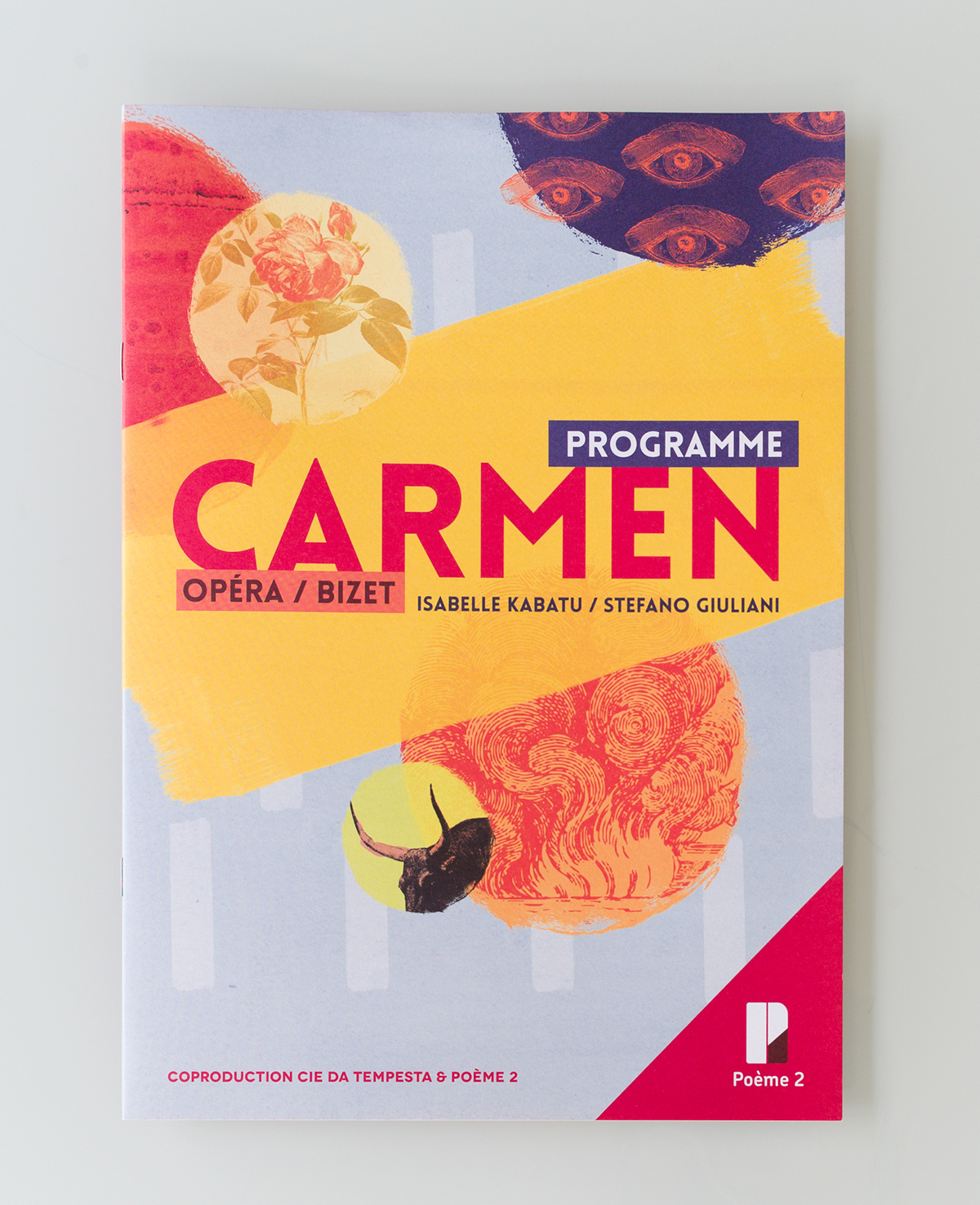 flyer affiche  editorial livret opera carmen  bizet Theatre  Culture  poème