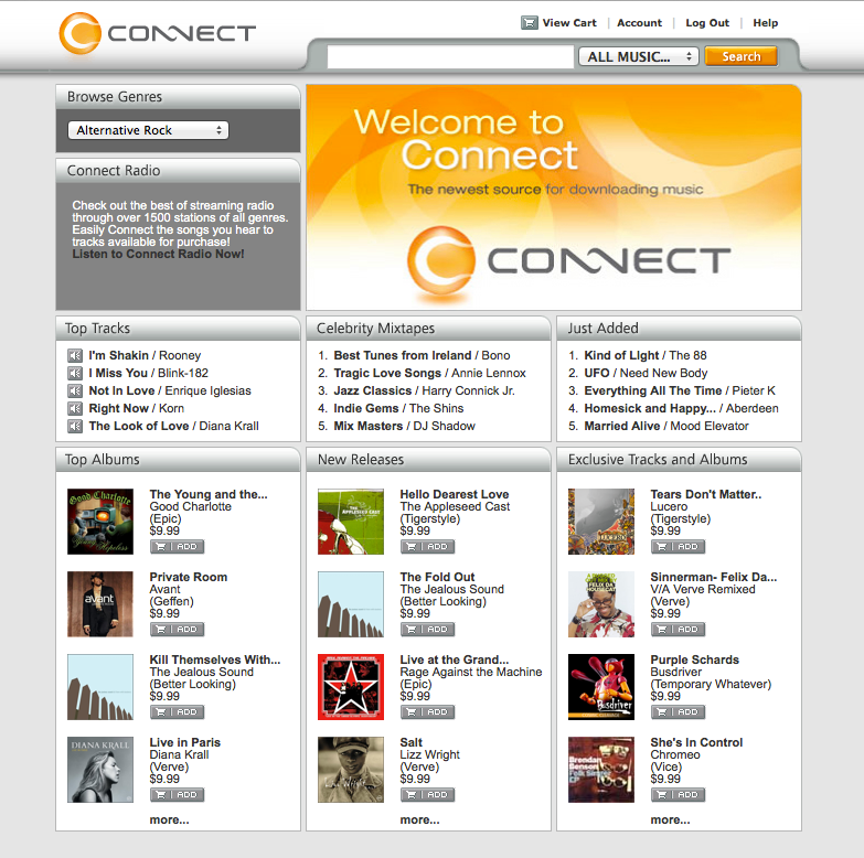 Sony Sony Connect music store