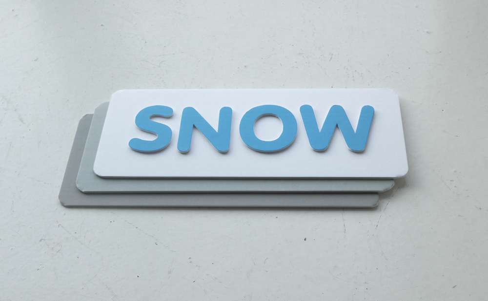 logo minimal snow digital launch communication identity blue iconography cartoon advert
