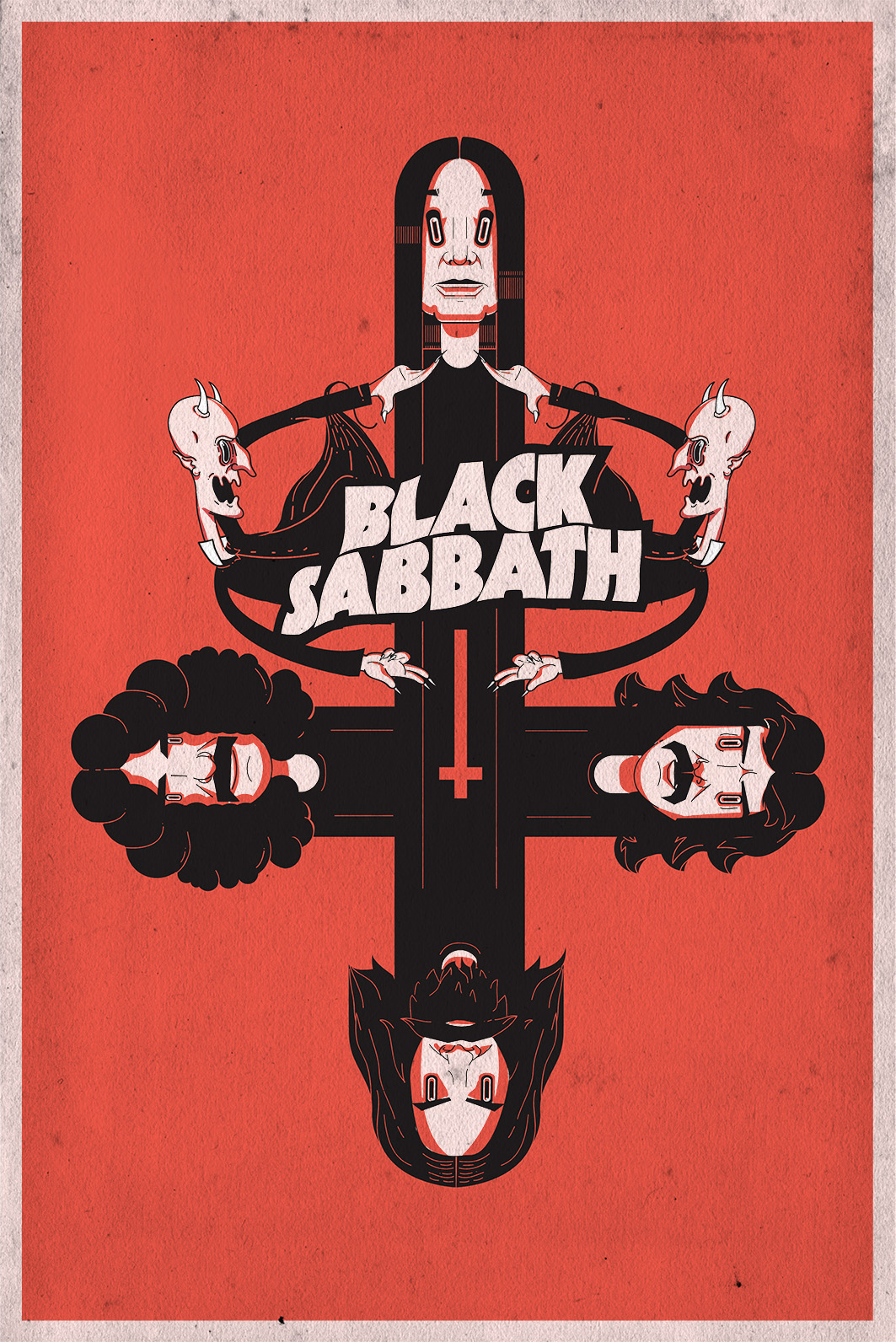 black sabbath birmingham poster heavy metal band ozzy wacom adobe CHRIS RW