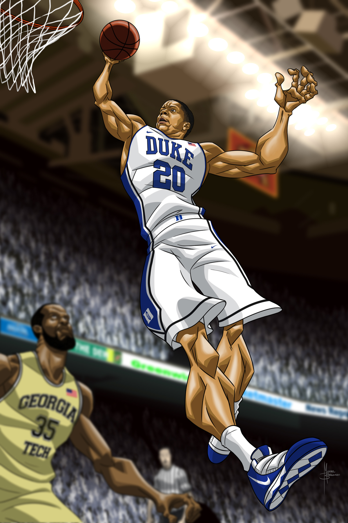 Duke Basketball Art on Behance1200 x 1800