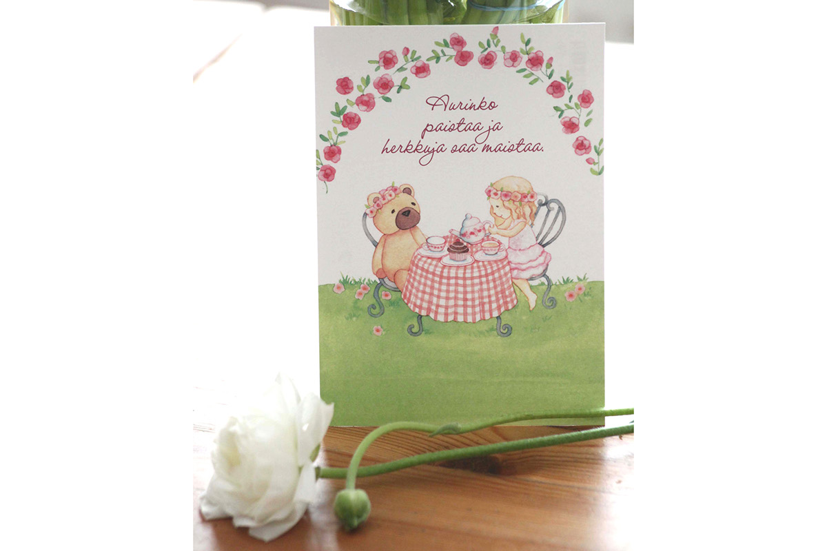 children Fairies postcards greeting cards