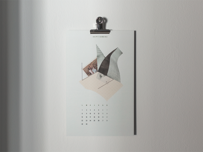 Calendar collages 2014 incomplete cube
