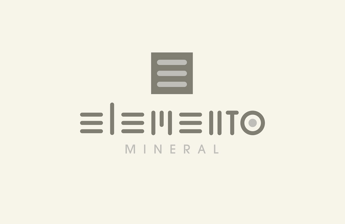 logo elemento mineral industria de cosmeticos