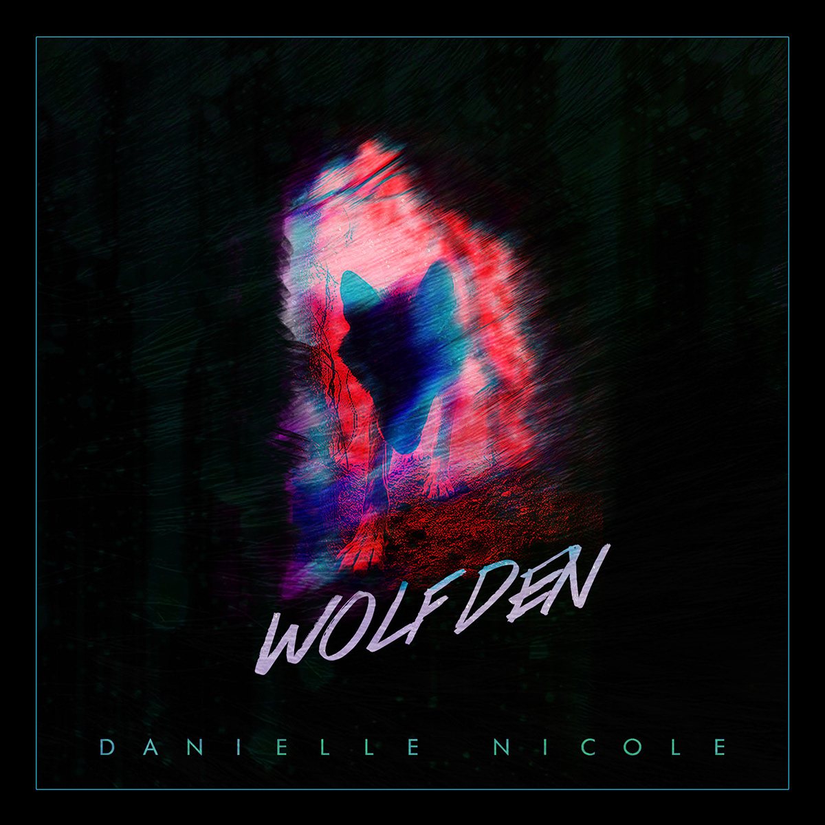 art musicalbum cover wolf dog color creative blend ndnodoubt design dope cool madethis dreamville tourstories