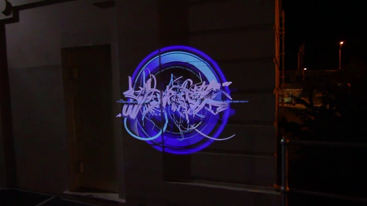 projection art graffiti technica Brisbane