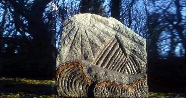 stone carving Celtic Patterns