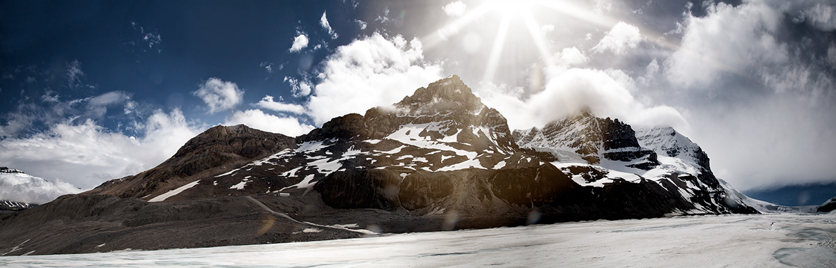 Canada kanada Icefield Glacier moraine lake Lake Louise Lake Agnes sunlight mountains
