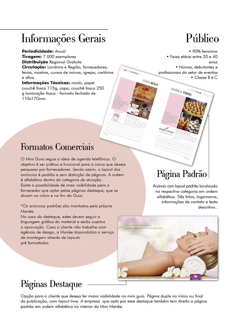 revista Cartão de Visita Pasta floral