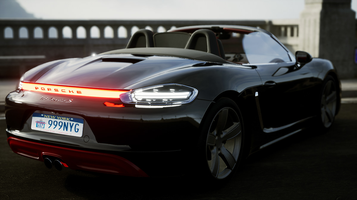 3D 3DArtist 3dsmax bridge car Cars Porsche sportcar UnrealEngine visualization