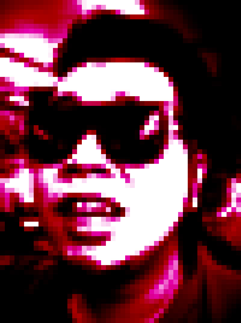 pixel portrait pop