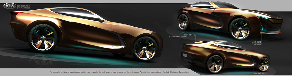 Kia roadster concept car design kia