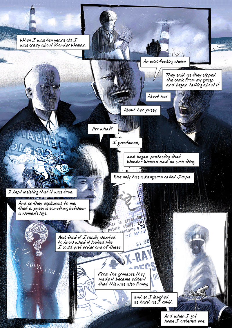 comics short comic Stream of Consciousness collage madethis #madethis  #marvel