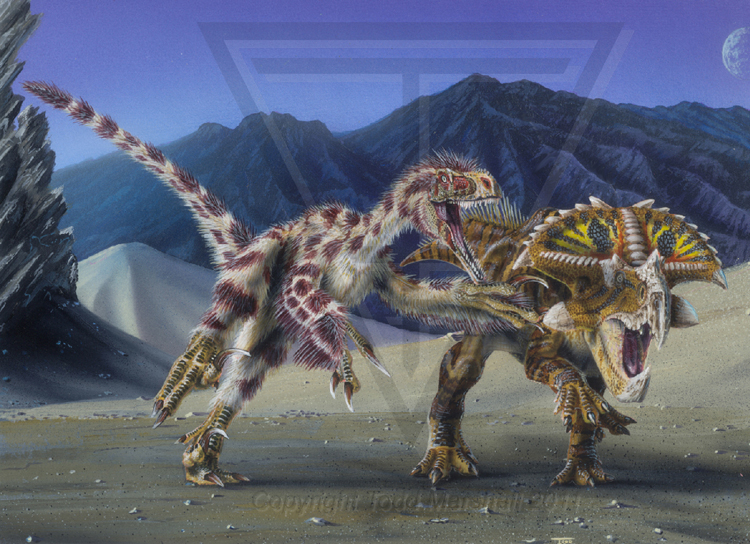 Dinosaur paleo-art prehistoric-life art paleontology science natural history earth history art