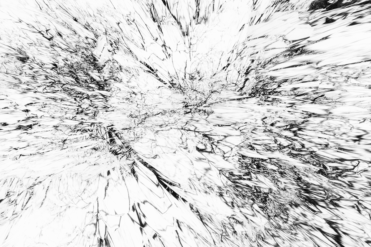 abstract surreal pulse Disturbance lines dots Marble art kristina gentvainyte lithuania belgium motion black and white dark noise