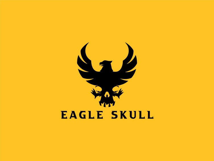 Eagels eagle logo eagle skull Eagle Skull Logo Gaming hawk skull Hawks raven skull skull eagle skull logo