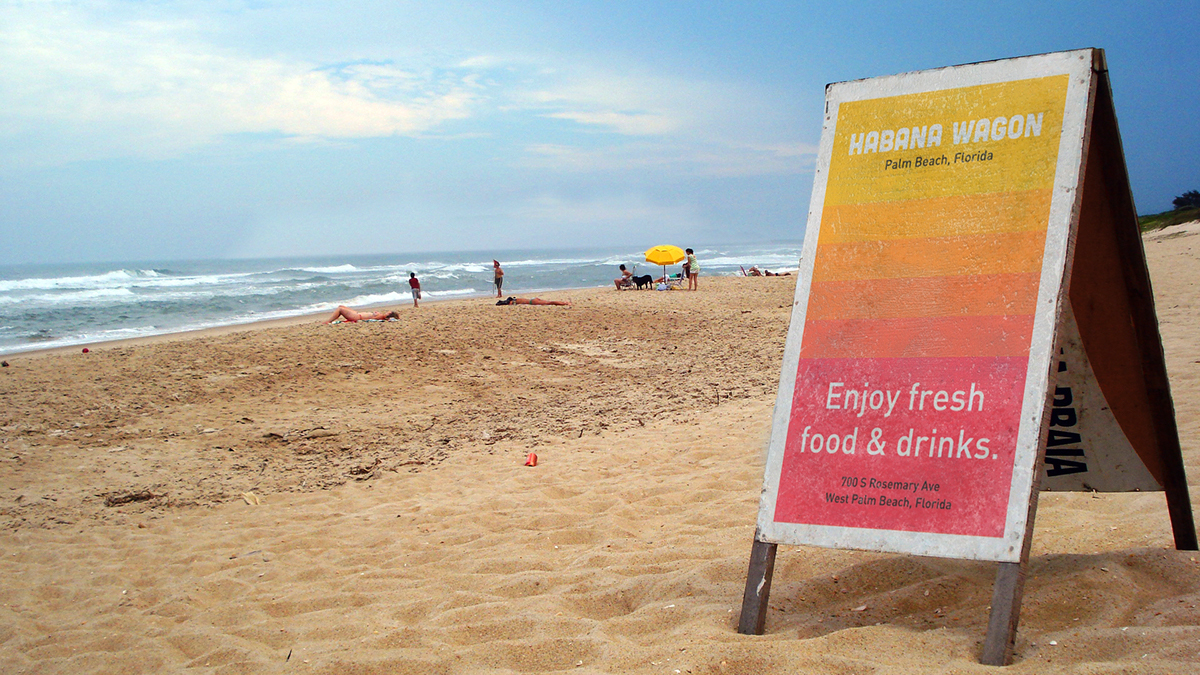 burguer restaurant identity logo menu brand identity Mockup juice wrapper Ocean beach beach bar habana Food 