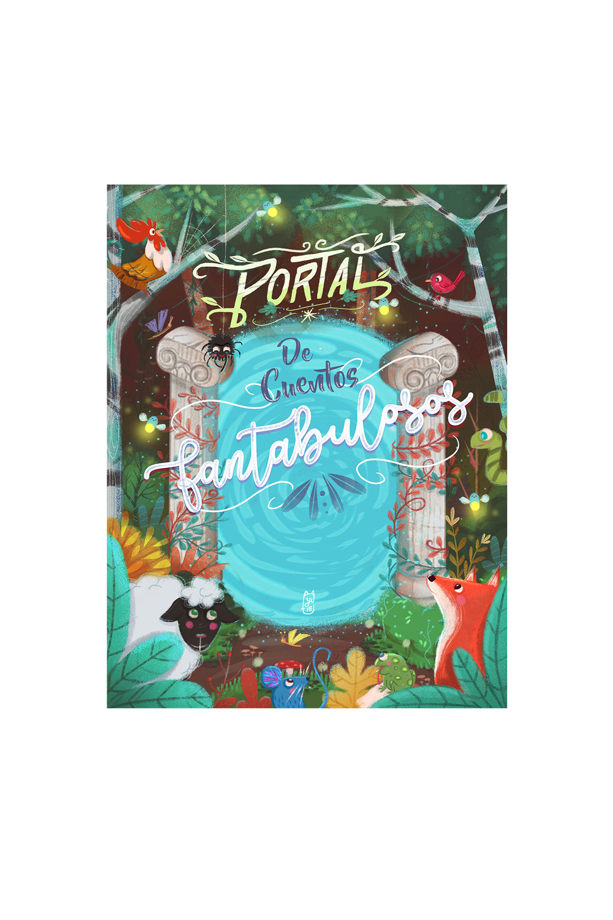 children book Cover Book storie TALES Nature digital illustration