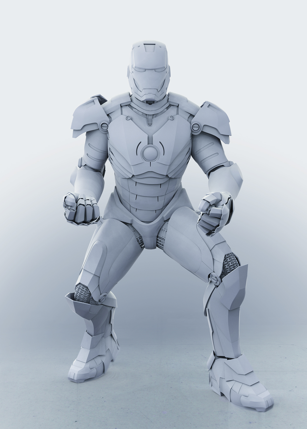 marvel ironman 3D CGI Maya Zbrush keyshot Render ILLUSTRATION  wacom