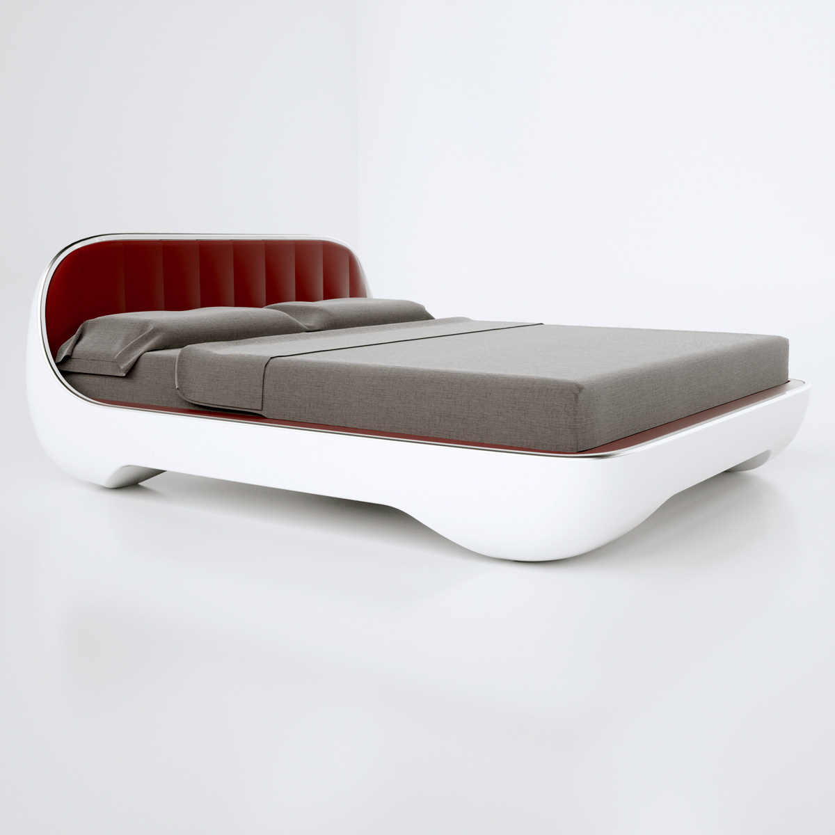 bed bedroom futuristic zad design Edoardo carlino think future foolish
