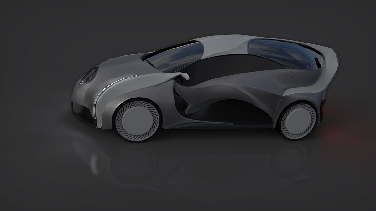 design concept automotive   station wagon UCAR Electric Drive 3d print vehilce