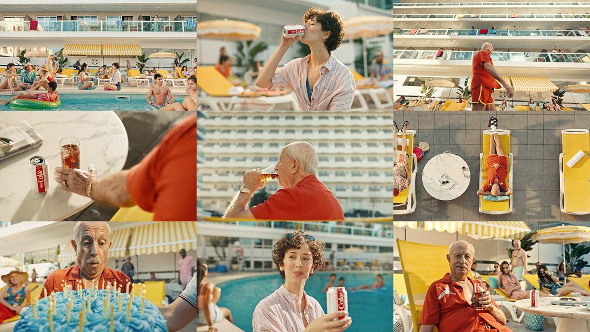 Advertising  Coca Cola diet coke Film   Los Pérez soda