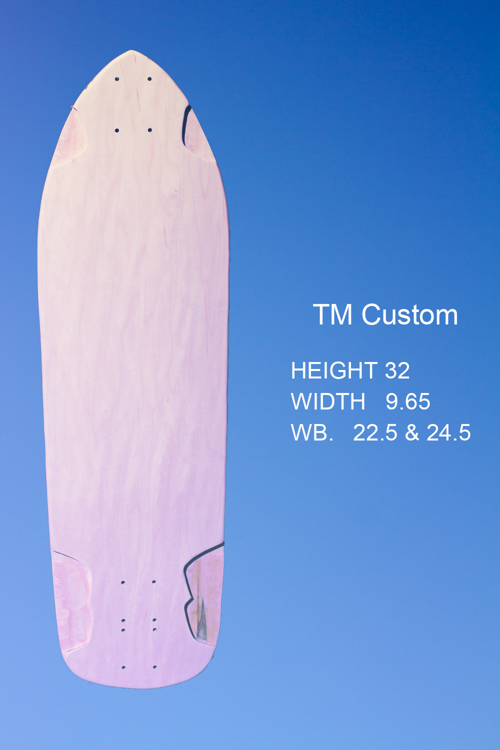 Tan Man Longboards acrylic texas paisley commission