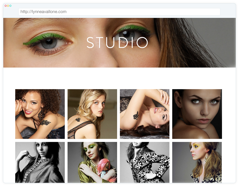 squarespace Webdesign fashion portfolio