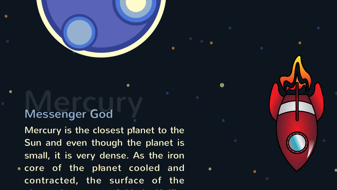 Space  app children Planets solar system
