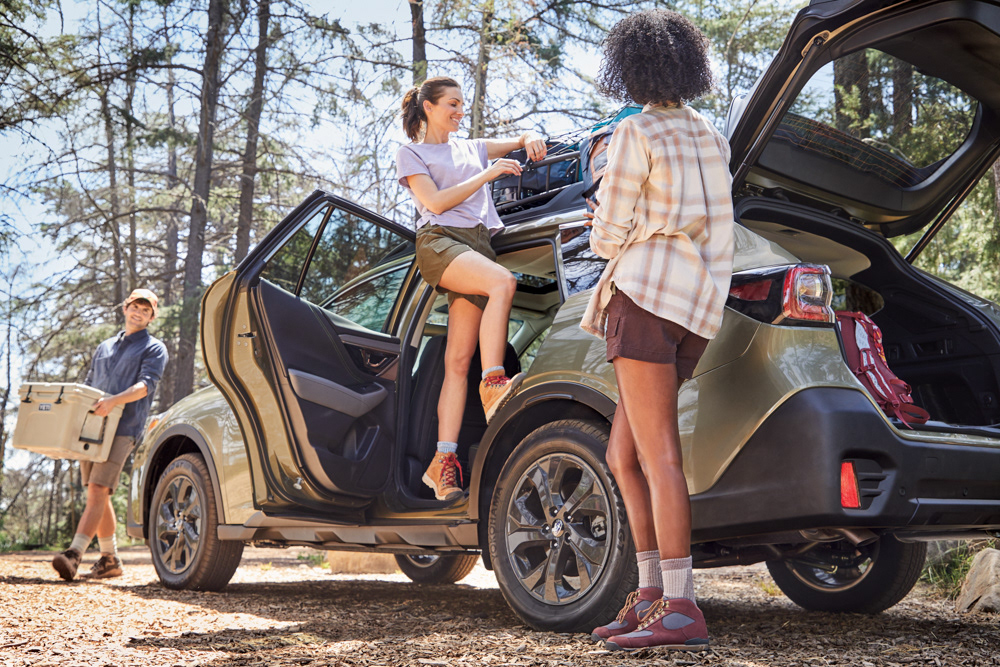 automotive   Subaru outback Rei camping outdoors lifestyle