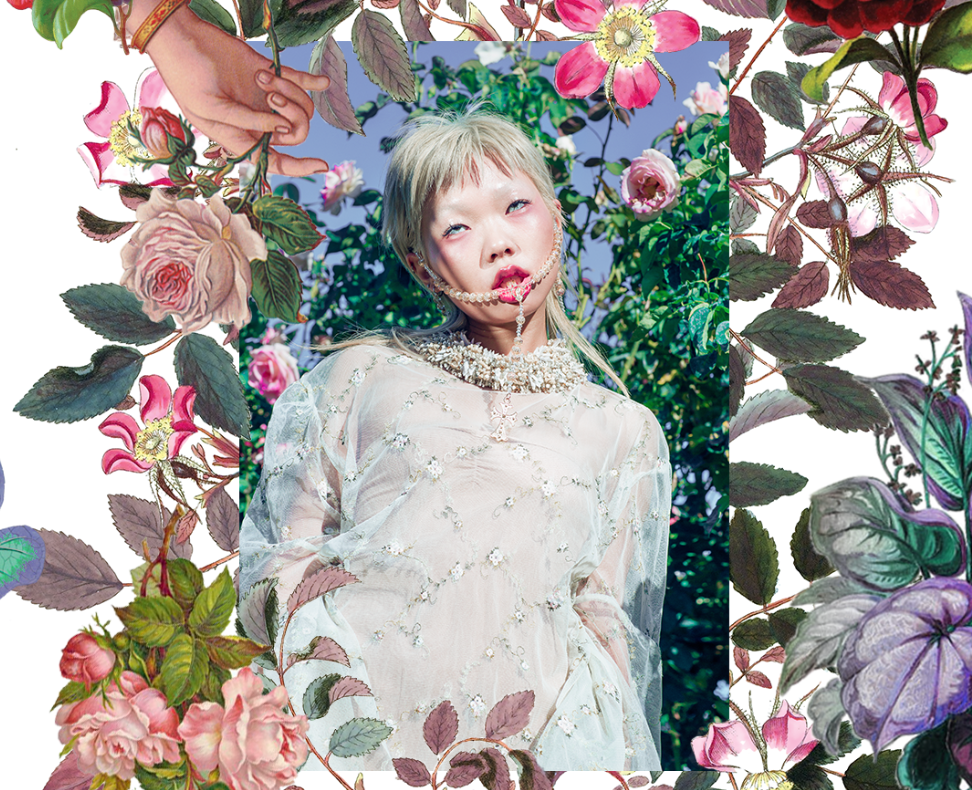 Photography  art direction  Fashion  design ILLUSTRATION  collage Digital Collage floral flower botanical
