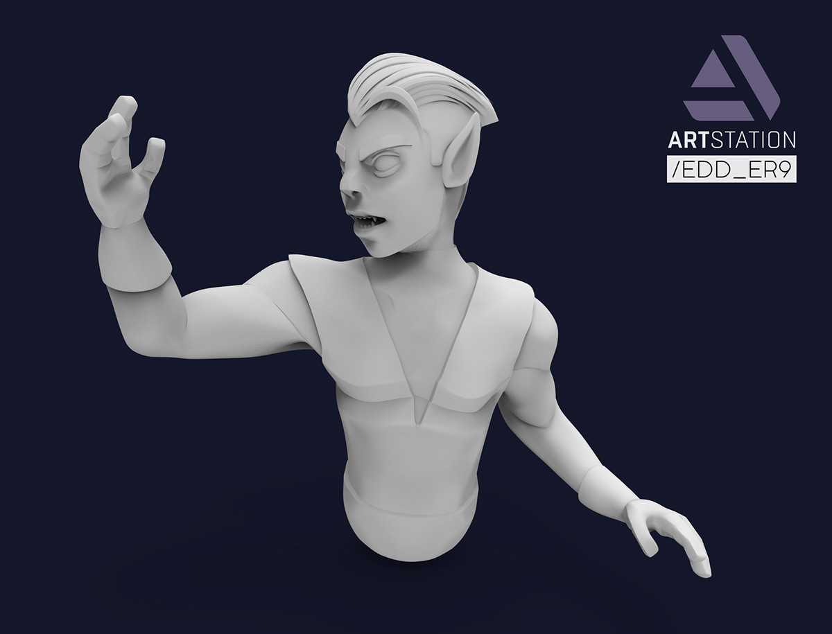 Zbrush 3d art 3D Character characterdesign 3dmodel marvel Nightcrawler comics X Men
