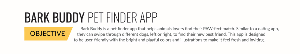 app dogs ILLUSTRATION  mobileapp Pet Finder App petfinder Protyping tinder UI userfriendly