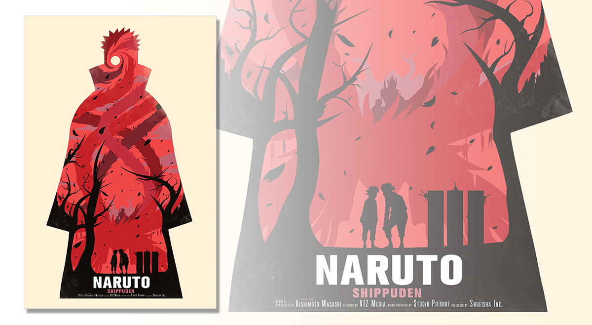 naruto minimal poster design