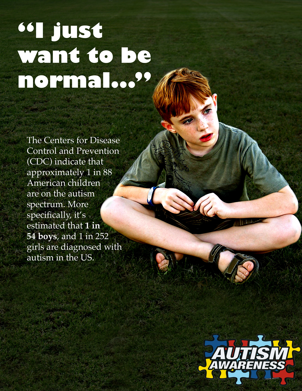 Autism Awarness poster campaign psa