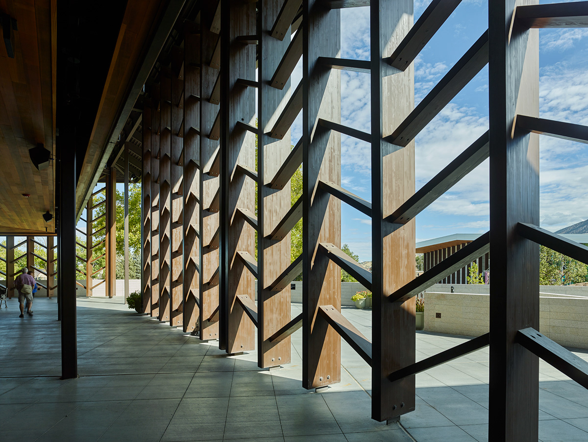 Adobe Portfolio contemporary museum Art museum concrete panels outdoor theatre shakespeare architecture