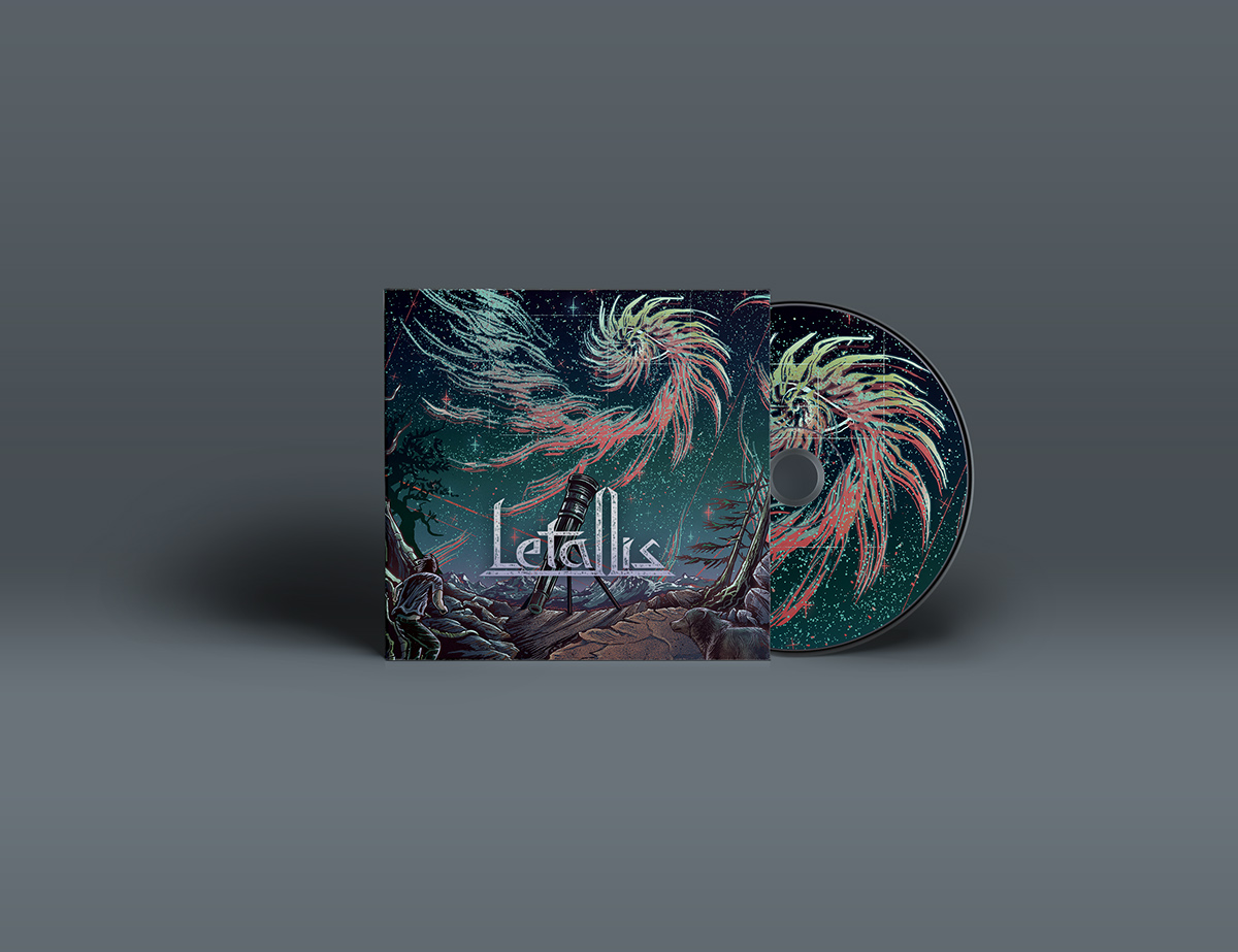 Letallis resonate metal Album sleeve cd cover