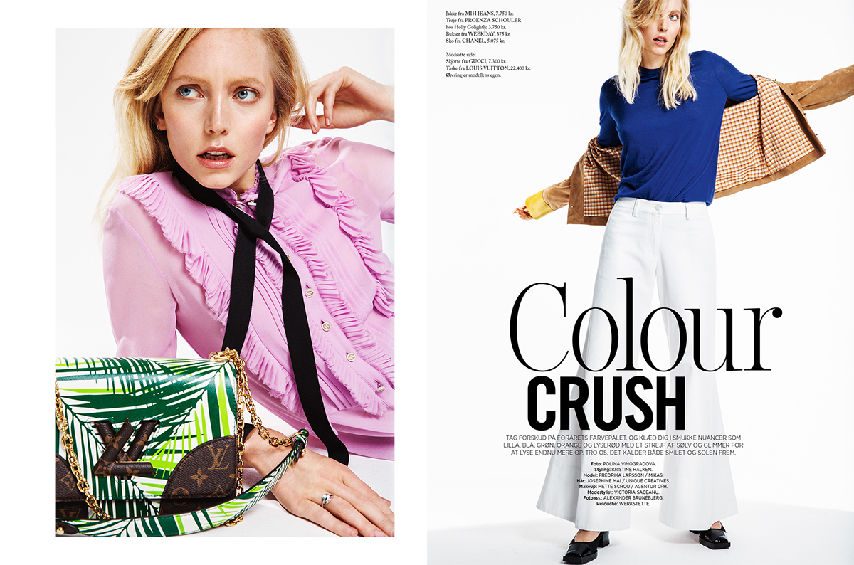 fashion photography fashion editorial colour crush vildpopoliv