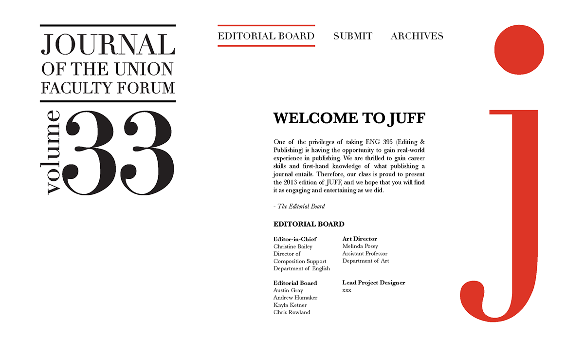 academic journal book cover Website University college juff Academic Journal union university serif Didot