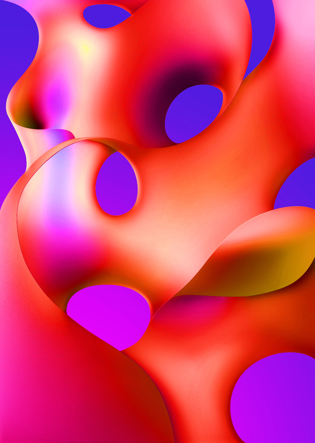 art colorful creative generative gradation Modernart abstract 3dart Digital Art  wireart